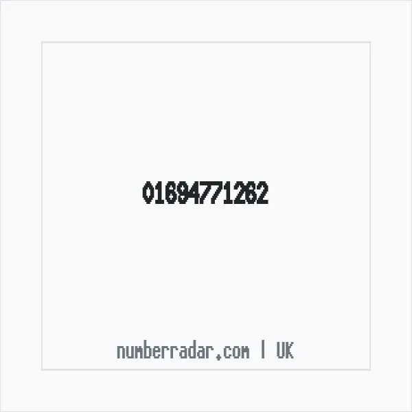 Reverse number check for +44 1694 771262 — who called me?