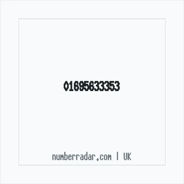 Reverse number check for +44 1695 633353 — who called me?