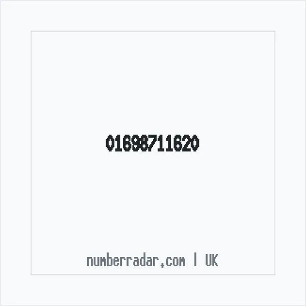 Reverse number check for +44 1698 711620 — who called me?