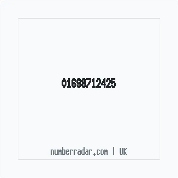 Reverse number check for +44 1698 712425 — who called me?