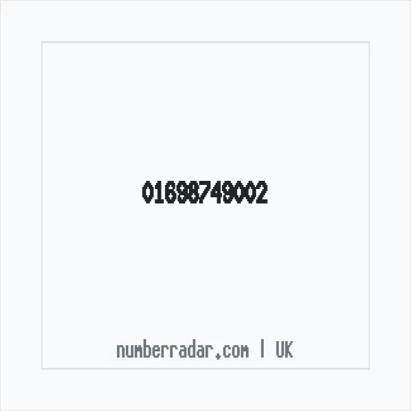 Reverse number check for +44 1698 749002 — who called me?