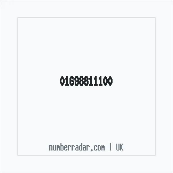 Reverse number check for +44 1698 811100 — who called me?