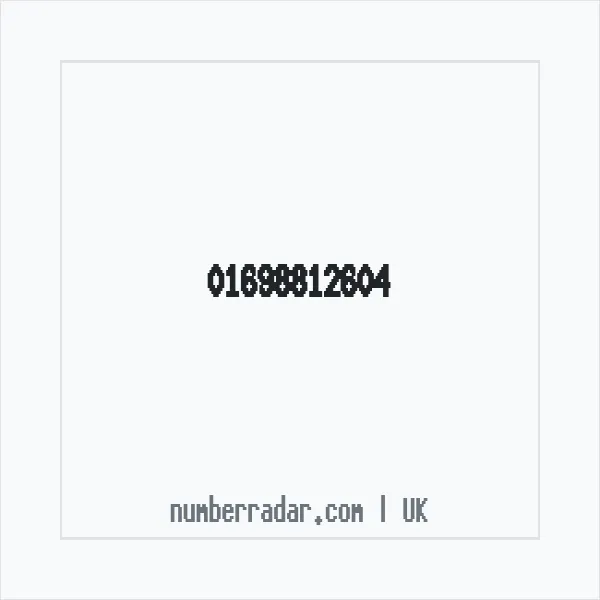 Reverse number check for +44 1698 812604 — who called me?