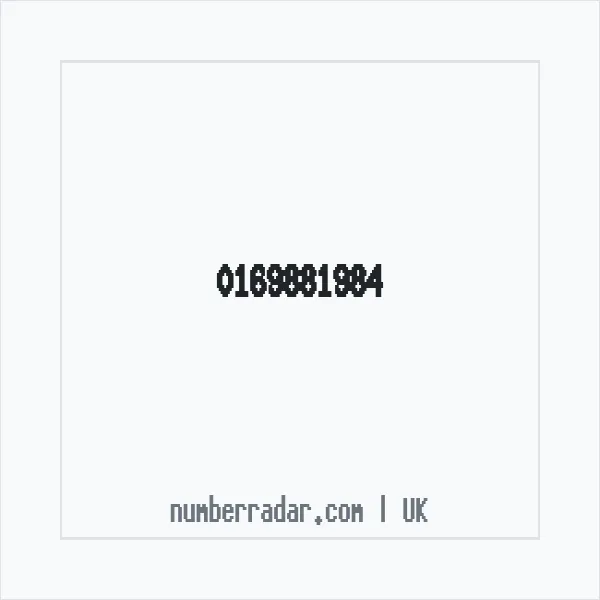 Reverse number check for +44 169881984 — who called me?