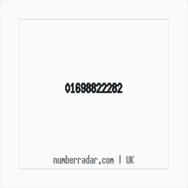 Reverse number check for +44 1698 822282 — who called me?