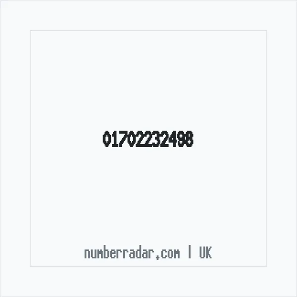 Reverse number check for +44 1702 232498 — who called me?