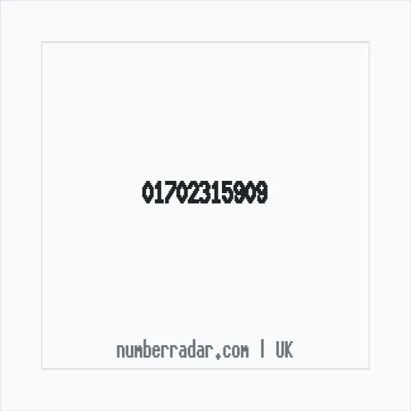 Reverse number check for +44 1702 315909 — who called me?