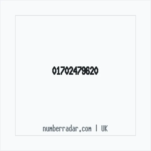 Reverse number check for +44 1702 479620 — who called me?