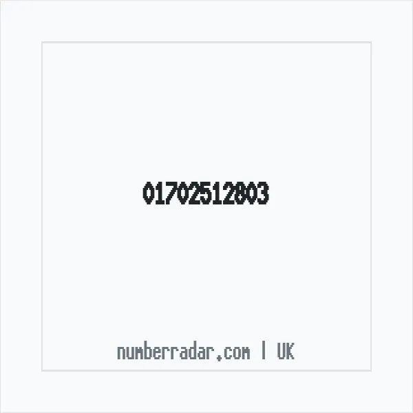Reverse number check for +44 1702 512803 — who called me?