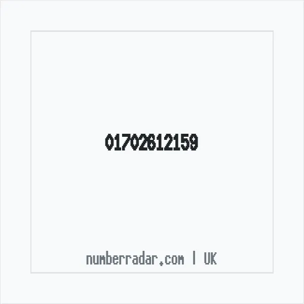 Reverse number check for +44 1702 612159 — who called me?