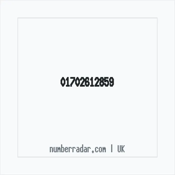 Reverse number check for +44 1702 612859 — who called me?