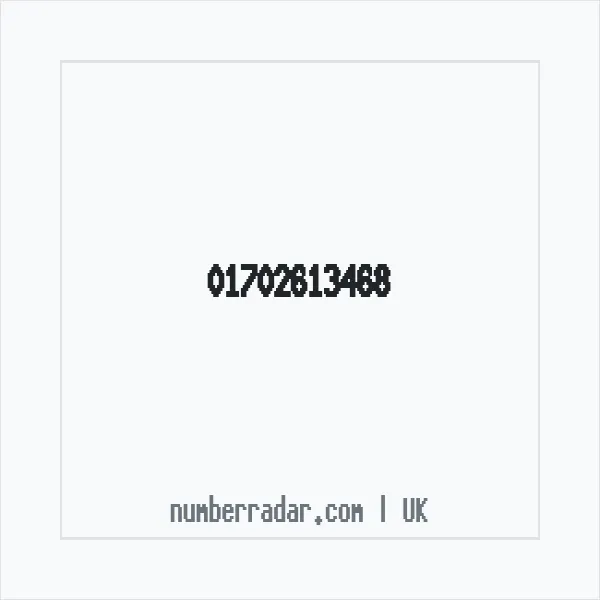 Reverse number check for +44 1702 613468 — who called me?