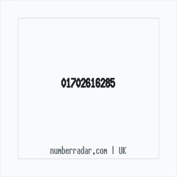Reverse number check for +44 1702 616285 — who called me?