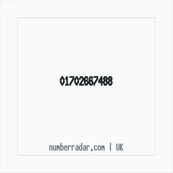 Reverse number check for +44 1702 667488 — who called me?