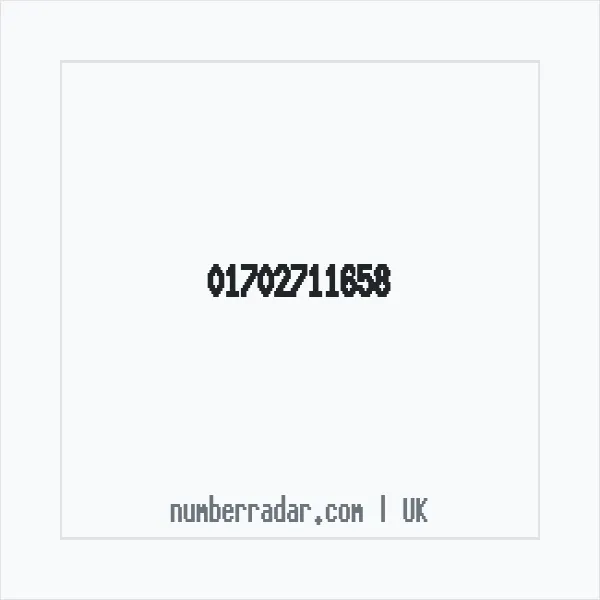 Reverse number check for +44 1702 711658 — who called me?