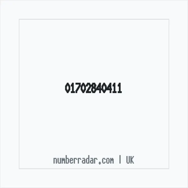 Reverse number check for +44 1702 840411 — who called me?