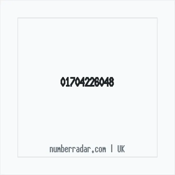 Reverse number check for +44 1704 226048 — who called me?