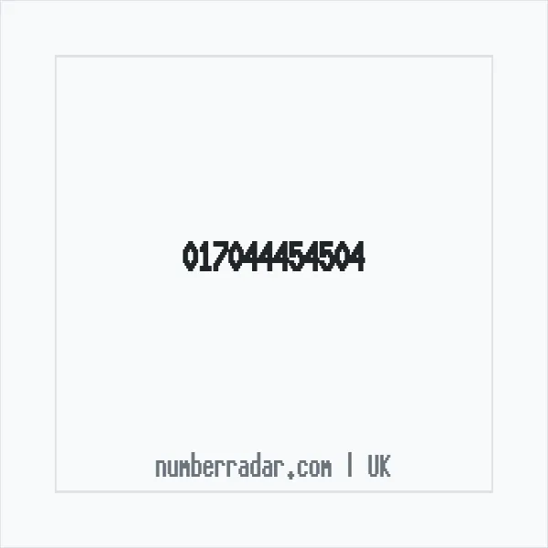 Reverse number check for +44 (1704) 445-450 — who called me?