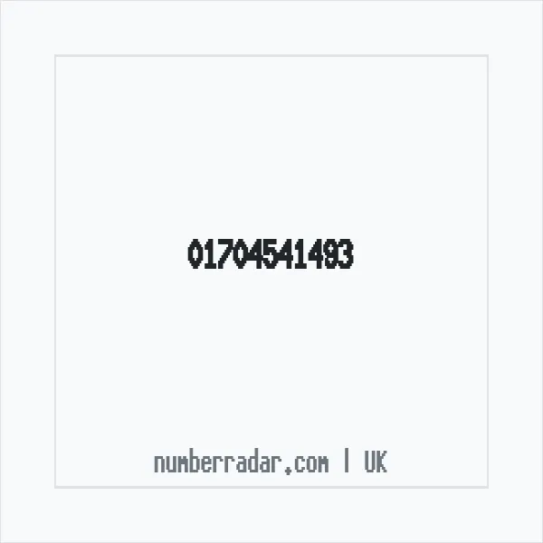 Reverse number check for +44 1704 541493 — who called me?