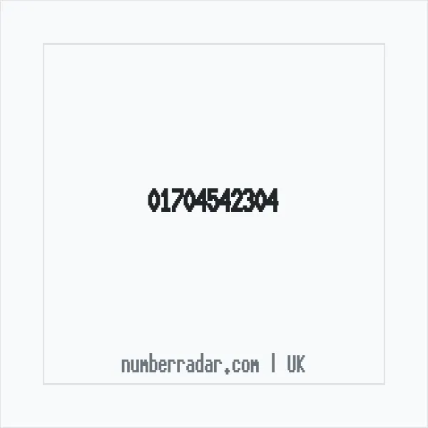 Reverse number check for +44 1704 542304 — who called me?