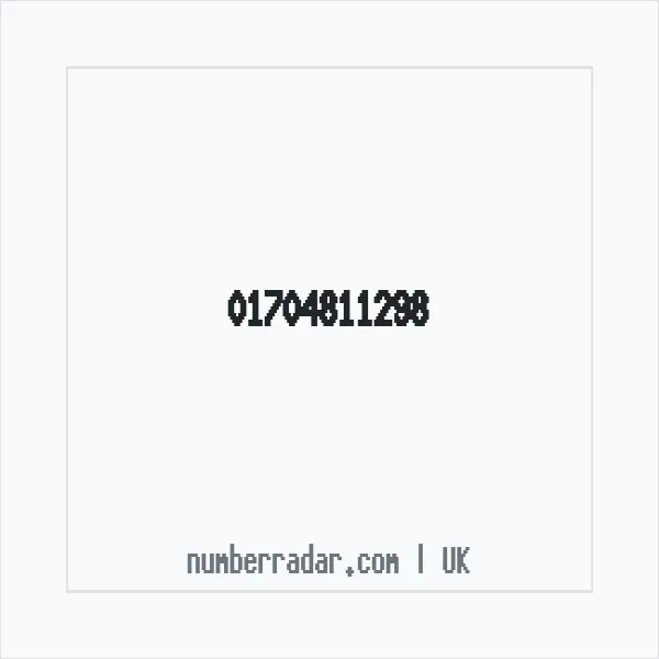 Reverse number check for +44 1704 811298 — who called me?