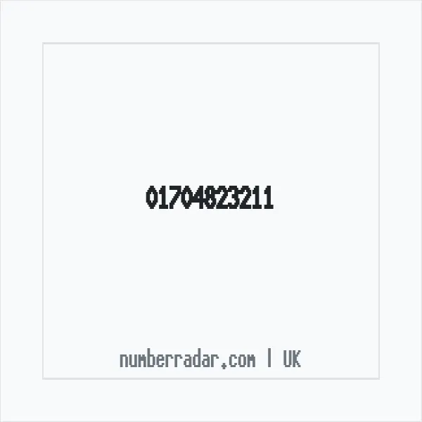 Reverse number check for +44 1704 823211 — who called me?