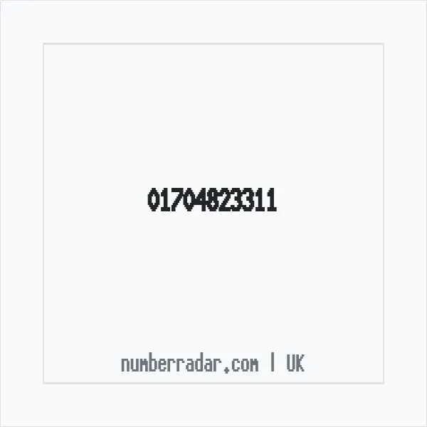 Reverse number check for +44 1704 823311 — who called me?