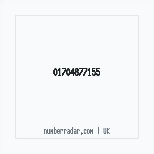 Reverse number check for +44 1704 877155 — who called me?