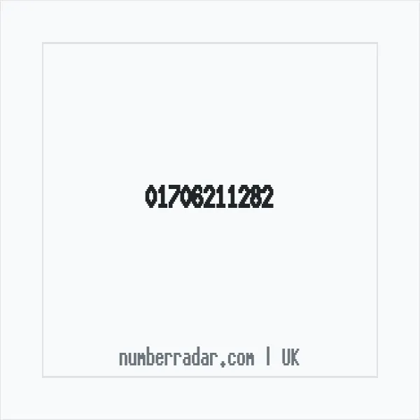 Reverse number check for +44 1706 211282 — who called me?