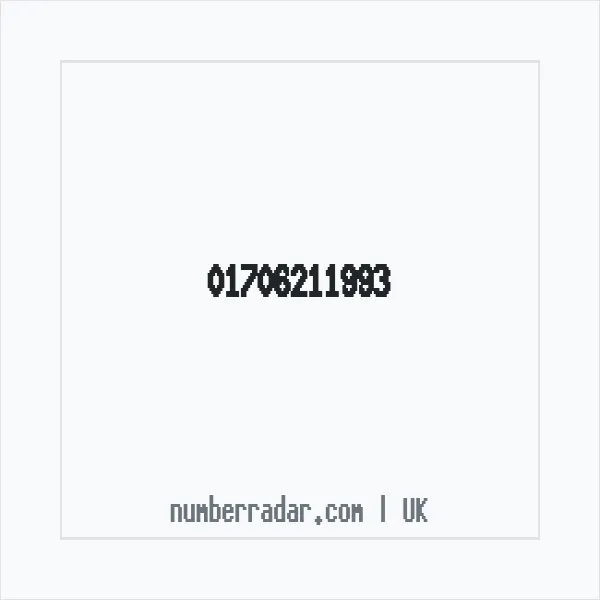 Reverse number check for +44 1706 211993 — who called me?