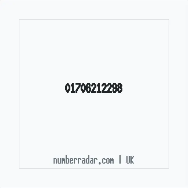 Reverse number check for +44 1706 212298 — who called me?
