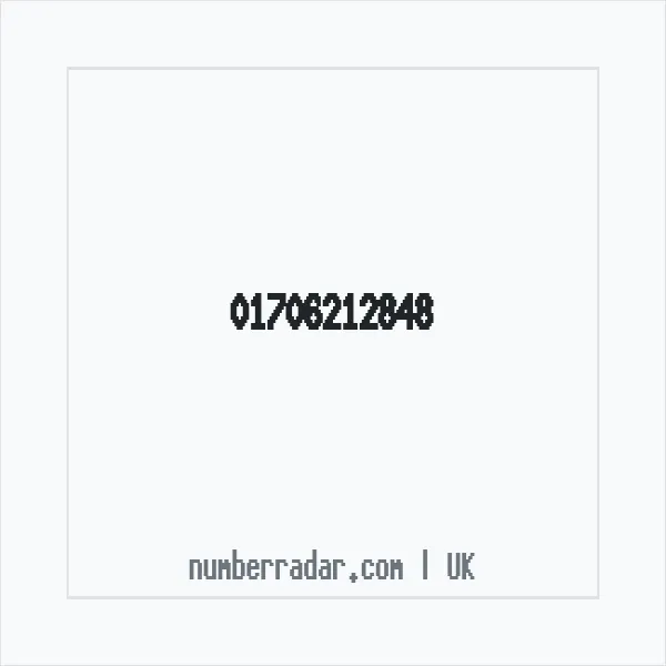 Reverse number check for +44 1706 212848 — who called me?