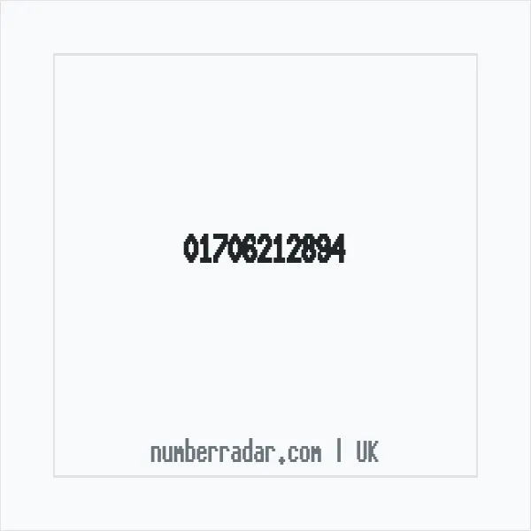 Reverse number check for +44 1706 212894 — who called me?