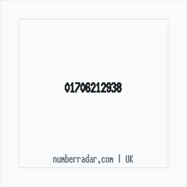 Reverse number check for +44 1706 212938 — who called me?