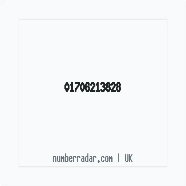 Reverse number check for +44 1706 213828 — who called me?