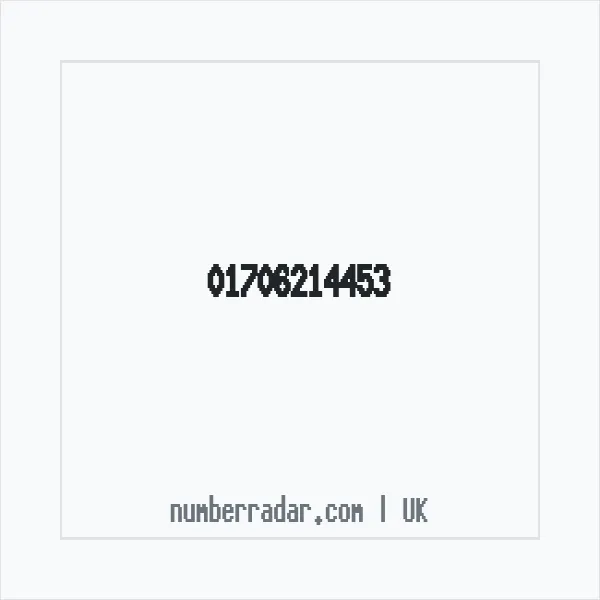 Reverse number check for +44 1706 214453 — who called me?