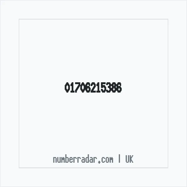 Reverse number check for +44 1706 215386 — who called me?