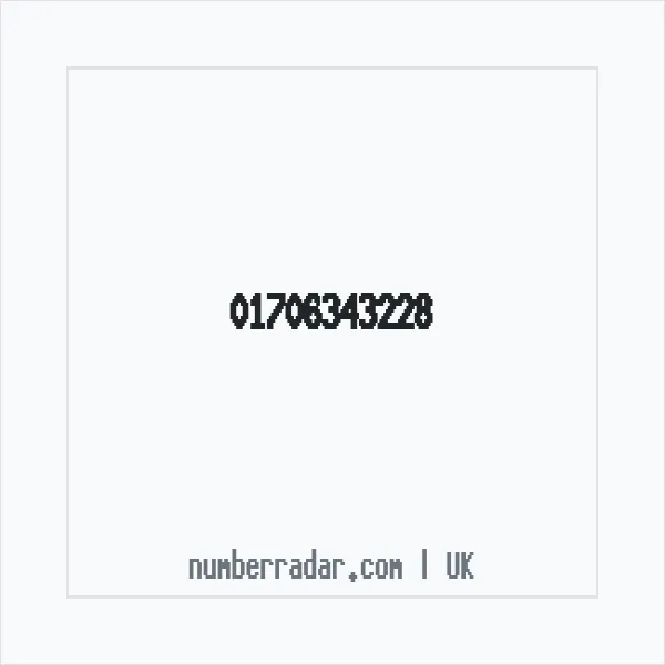 Reverse number check for +44 1706 343228 — who called me?