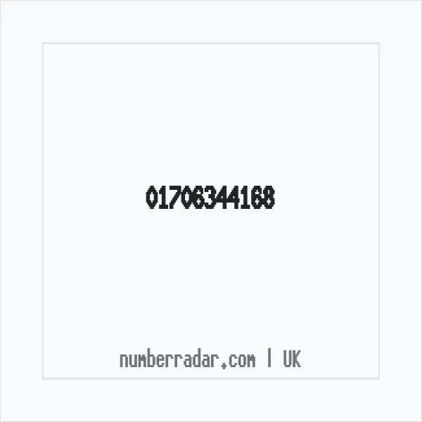 Reverse number check for +44 1706 344168 — who called me?