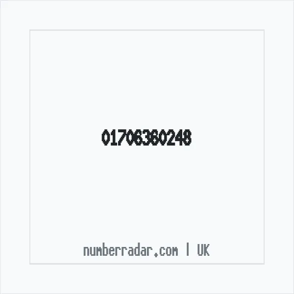 Reverse number check for +44 1706 360248 — who called me?
