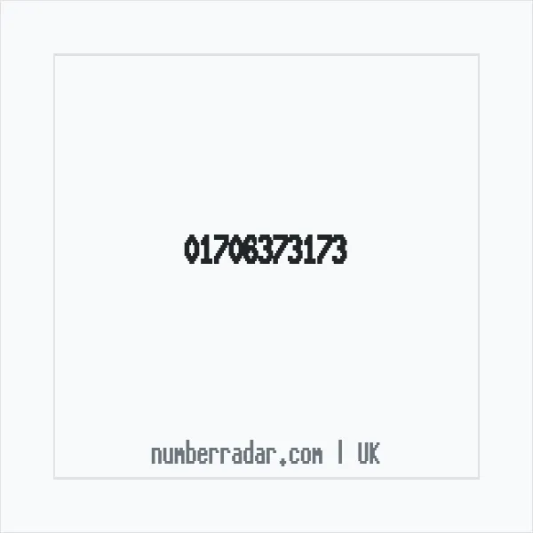Reverse number check for +44 1706 373173 — who called me?