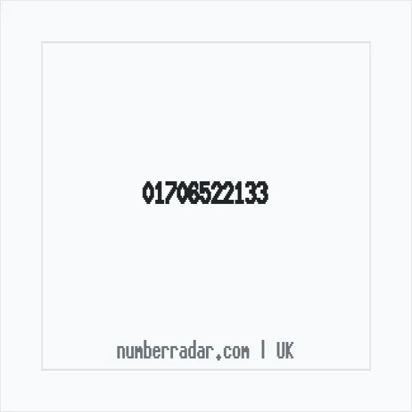 Reverse number check for +44 1706 522133 — who called me?