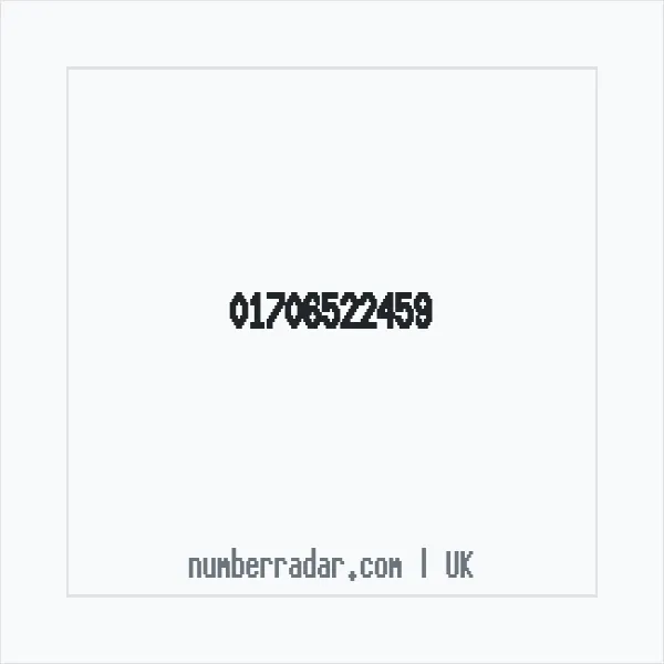 Reverse number check for +44 1706 522459 — who called me?