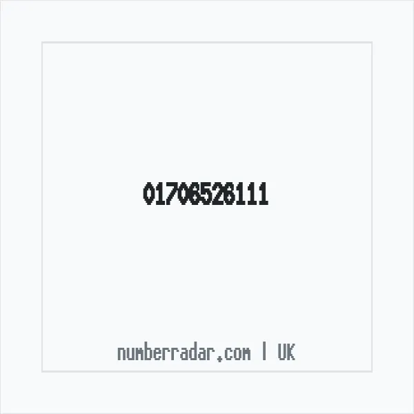 Reverse number check for +44 1706 526111 — who called me?