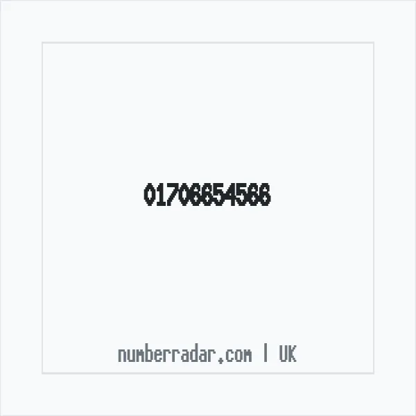 Reverse number check for +44 1706 654566 — who called me?