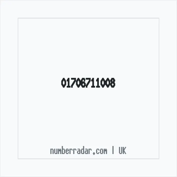 Reverse number check for +44 1706 711008 — who called me?