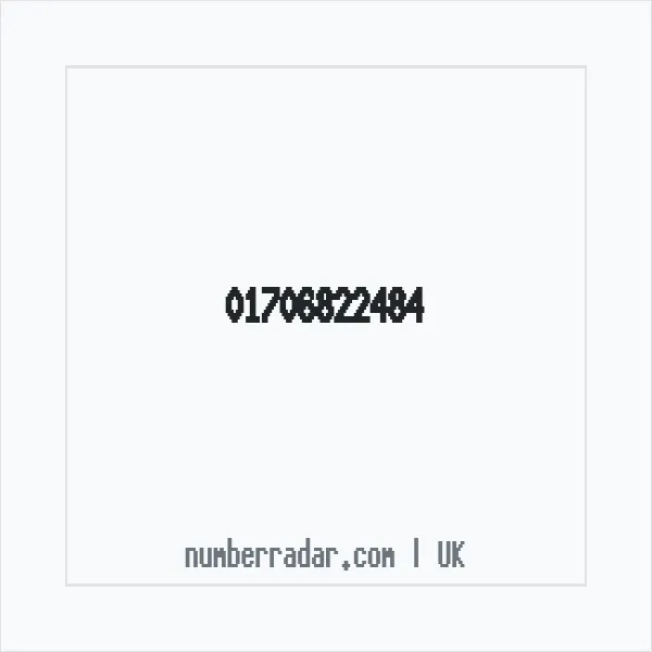 Reverse number check for +44 1706 822484 — who called me?