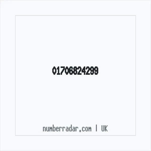Reverse number check for +44 1706 824299 — who called me?
