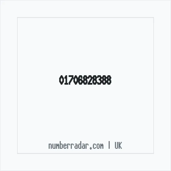 Reverse number check for +44 1706 828388 — who called me?
