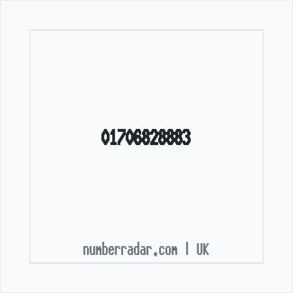 Reverse number check for +44 1706 828883 — who called me?